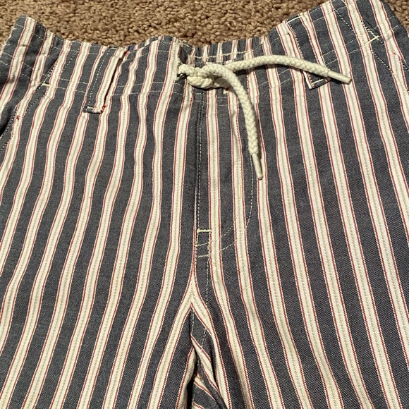 Janie & Jack Red White and Blue Pin Stripe Pants - Picture 2 of 9